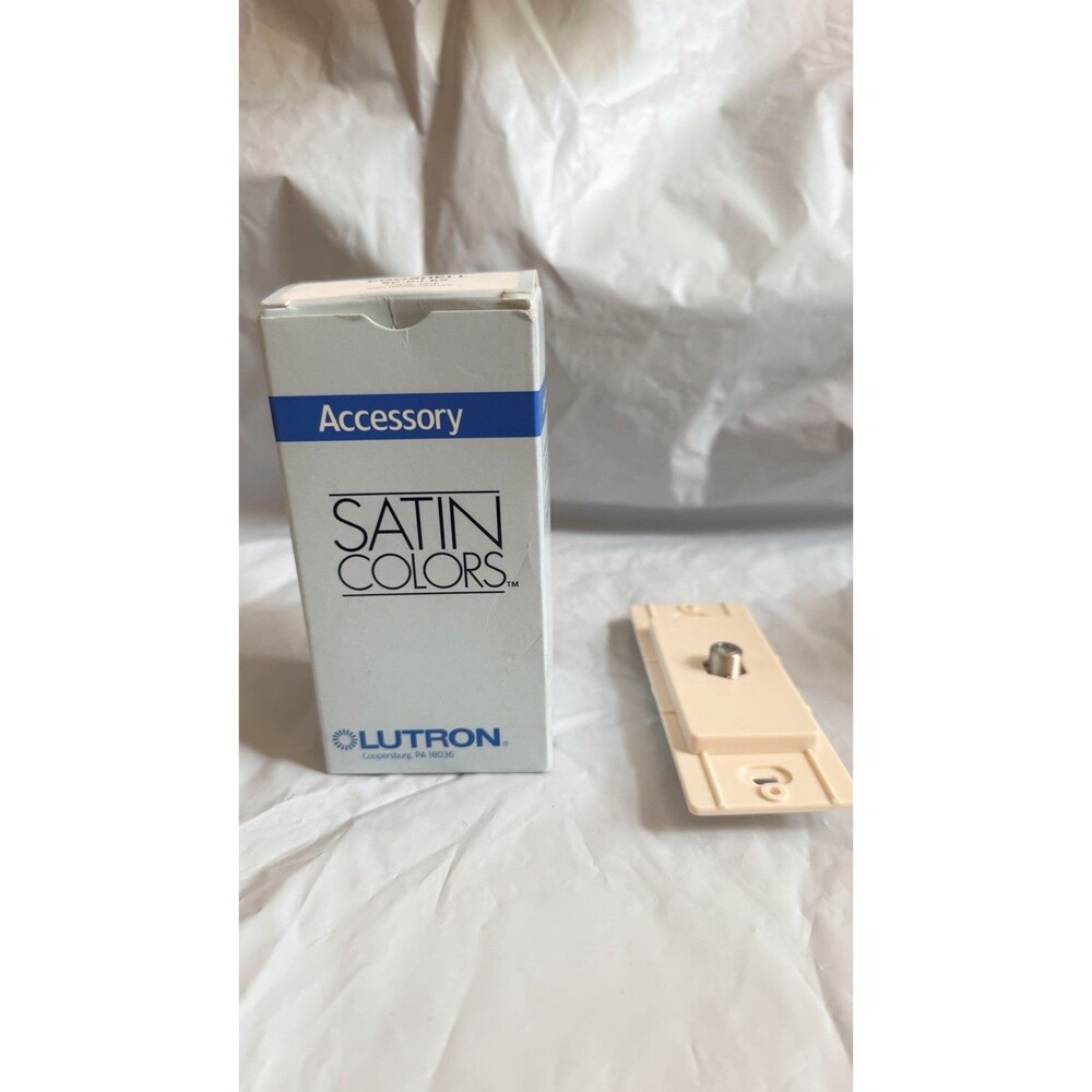 Lutron SC-CJ-ES Satin Colors Cable TV Jack Eggshell Coaxial F Connector